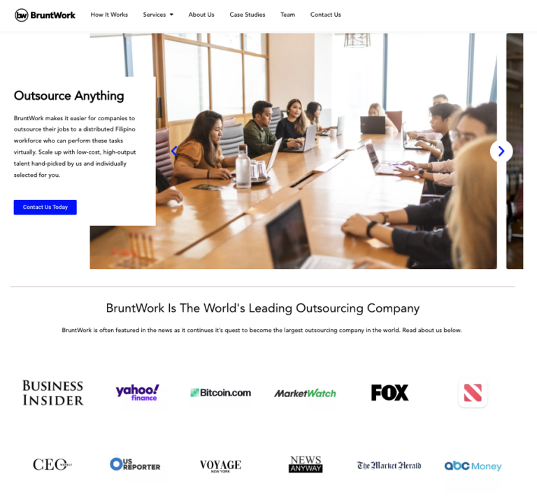 BruntWork Homepage