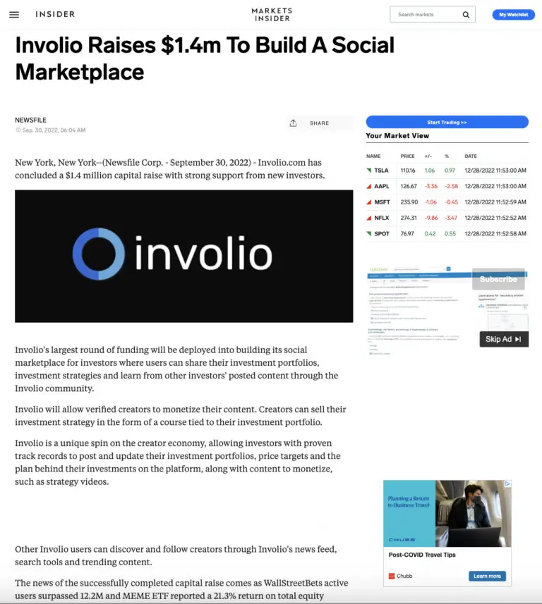 Business Insider Involio