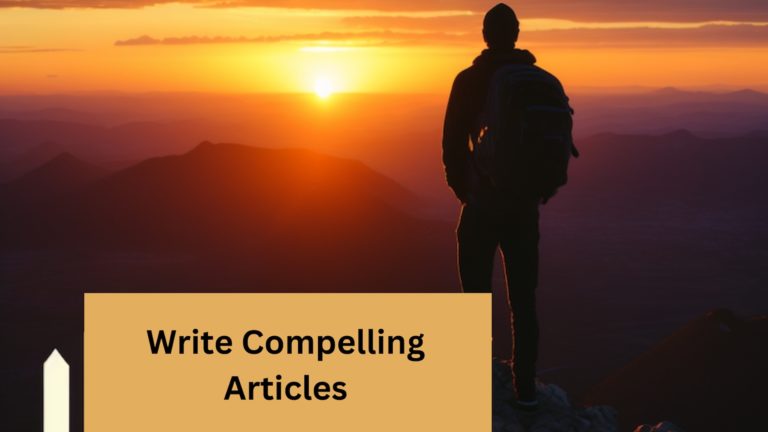 Learn How To Get An Article Published Online