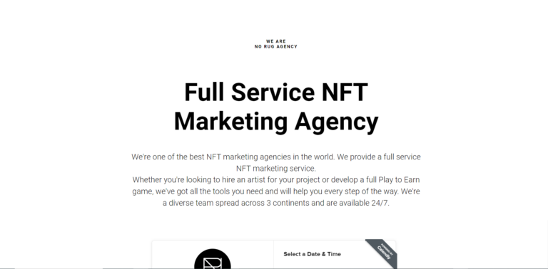 No Rug Agency NFT Marketing