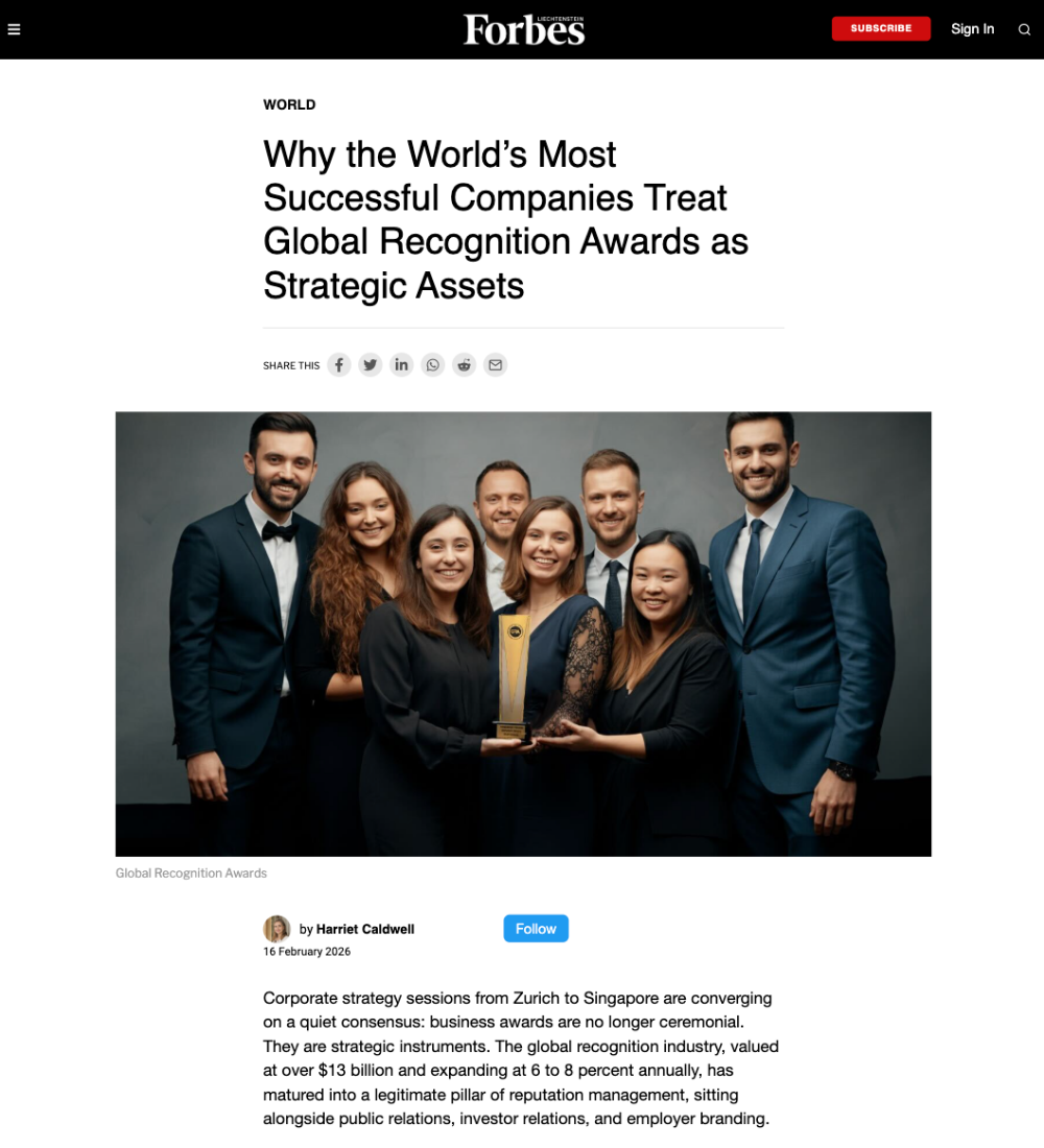 Global Recognition Awards - Image 2