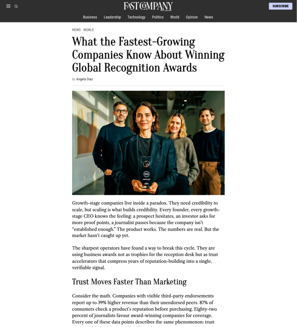 Global Recognition Awards - Image 3